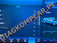 Ford Lincoln Konwersja SYNC 4 z USA na EU. Diagkompcar